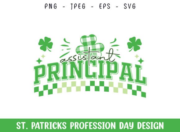 Assistant Principal St Patricks Day SVG for Graphics & Crafts