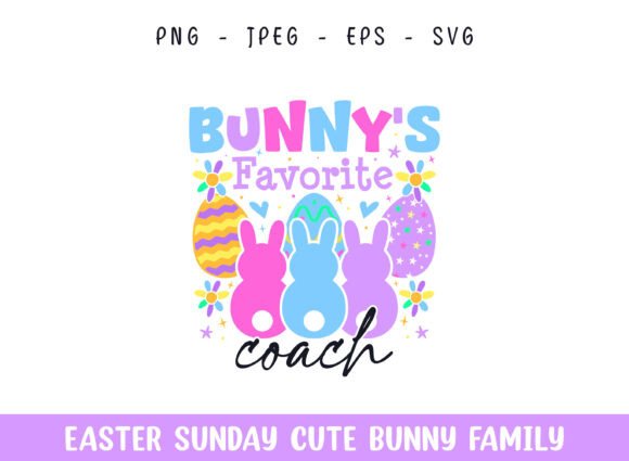 Bunny's Favorite Coach Easter SVG for Crafts