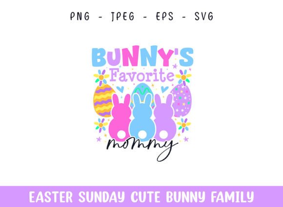 Bunny's Favorite Mommy Easter SVG: A Charming Design