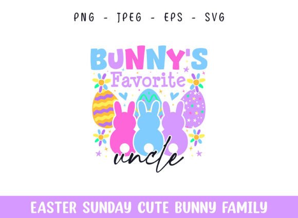 Bunny's Favorite Uncle Easter SVG: A Graphics Gem for Crafts