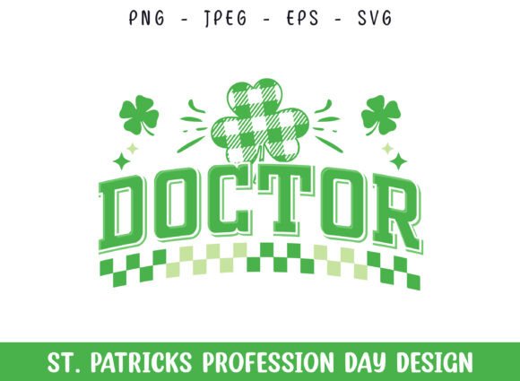 Doctor St Patricks Day Embroidery Design