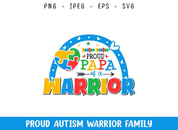 Proud Papa of an Autism Warrior SVG: A Design Review