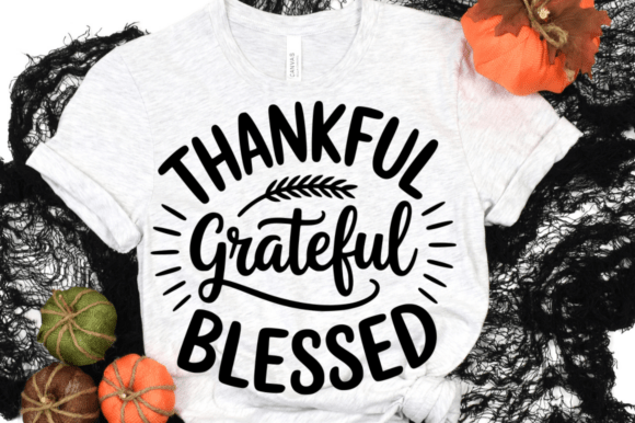 Thankful Grateful Blessed SVG: A Versatile Graphics Asset for Crafts